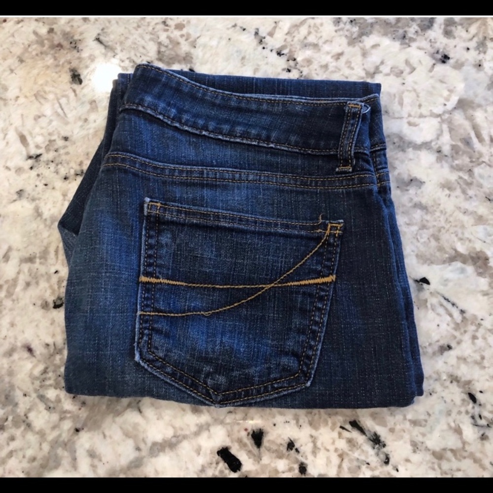 Gap Curvy Low Rise Stretch Denim Capris 10